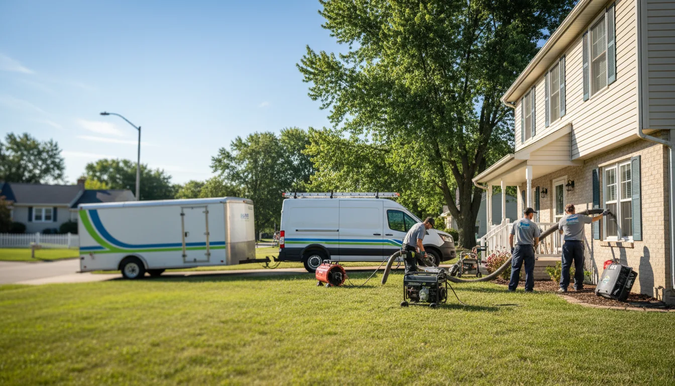 Flooded Basement Restoration And Cleanup With Repair in Alden, MN near me